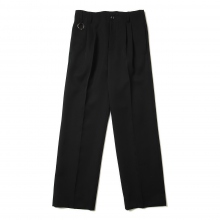 th products / ティーエイチプロダクツ | QUINN / Wide Tailored Pants Wool - Black