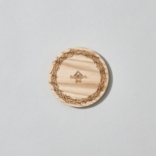 ....... RESEARCH | Anarcho Cups - 096 Wood Lid (for 1/2 Pt.) - Beige