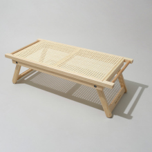 ....... RESEARCH | HOLIDAYS in The MOUNTAIN 140 - Rattan Table - Beige