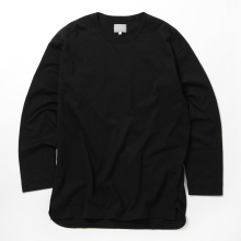 CURLY / カーリー | TRIPLE STITCHED L/S TEE - Black