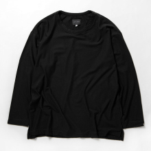CURLY / カーリー | CASHMERE SILK L/S TEE - Black