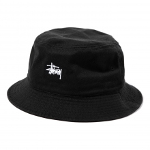 STUSSY / ステューシー | Kids Classic Logo Bucket Hat - Black