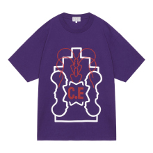 C.E / シーイー | WB ziggurat heads II star C.E red T - Purple