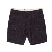 Bush Shorts -BROWN×NAVY
