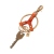 BrassPeaceKeyRing