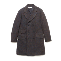 NAISSANCE | TWEED CHESTER COAT - Blue