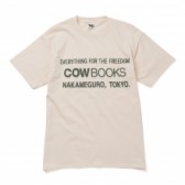 COW BOOKS-Book Vender T-shirts - Ivory × Green