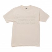 COW BOOKS-Book Vender T-shirts - Ivory × Ivory