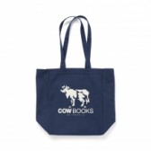 COW BOOKS-Logo Tote Bag - Navy