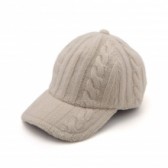 HABANOS-ALAN KNIT B.B CAP - White