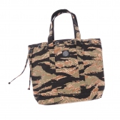 Porter Classic-CAMOUFLAGE TOTE BAG - Black