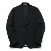 UNIVERSAL PRODUCTS-WOOL JERSEY JACKET - Black