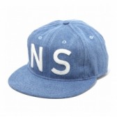NAISSANCE-DENIM BASEBALL CAP - Blue