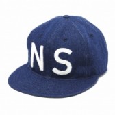 NAISSANCE-DENIM BASEBALL CAP - Navy
