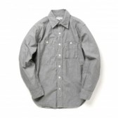 ENGINEERED GARMENTS-Work Shirt - C:L HB - Grey