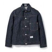 BEDWIN-DENIM JACKET RAW 「CASSIDY」 - Indigo