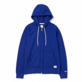 BEDWIN-L/S ZIP UP HOODED SWEAT PARKA 「DAVID」 - Blue