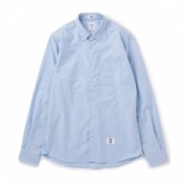 BEDWIN-L:S B.D OX SLEEVE PANEL SHIRT 「BRIAN」 - Sax