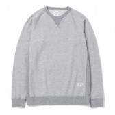 BEDWIN-L:S C-NECK SWEAT 「LOU」 - Gray