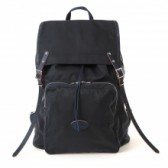 KICHIZO by Porter Classic-OILED COTTON RUCK SUCK - Navy