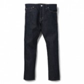 BEDWIN-TAPERED FIT DENIM PANTS RAW 「CHARLS」 - Indigo