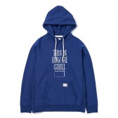 BEDWIN-L:S PULLOVER HOODED SWEAT 「ANTHONY」 - Navy