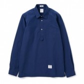 BEDWIN-L:S PULLOVER SHIRT 「MELVIN」 - Navy