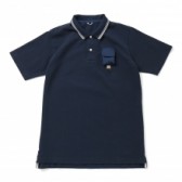 MOUNTAIN RESEARCH-Phishing Polo S:S - Navy