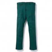 BEDWIN-10:L STRETCH TAPERED FIT PANTS 「CHARLS」 - Green