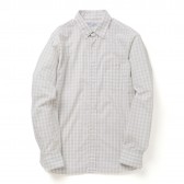 UNIVERSAL PRODUCTS-CHECK REGULAR COLLAR SHIRTS - Lt.Gray