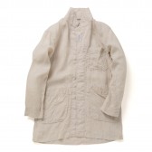 ENGINEERED GARMENTS-Shop Coat - Linen Handkerchief - Natural