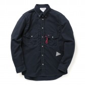 and wander-color ox shirt (M) - Navy