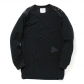 and wander-pile pullover (M) - Black