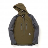 and wander-tech hoodie - Khaki