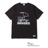 DELUXE CLOTHING-SNOOPY TEE - Black