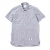 BEDWIN-S:S OG FLOWER SHIRT 「BOB」 - Gray