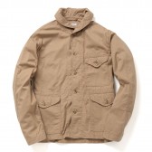 ENGINEERED GARMENTS-Shawl Collar Jacket - French Twill - Khaki