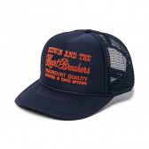 BEDWIN-TRUCKER CAP 「ADRIAN」 - Navy