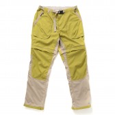 and wander-trek 2way pants - Yellow