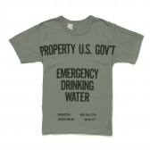 N.HOOLYWOOD EXCHANGE SERVICE-951-CS03 pieces Short Sleeve T-Shirt - Khaki