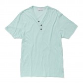 FLISTFIA-Henley Neck T-Shirt - Lime Mint