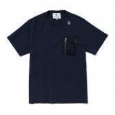 HABANOS-MILITARY CAMO-POCKET S:SL Tee - Navy