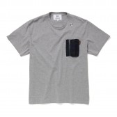 HABANOS-MILITARY CAMO-POCKET S:SL Tee - 杢 Gray