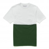 UNIVERSAL PRODUCTS-PANEL BORDER CREW NECK TEE - Green