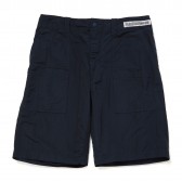 UNIVERSAL PRODUCTS-WASHED COTTON:NYLON SHORTS - Navy