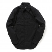 ENGINEERED GARMENTS-Work Shirt - French Twill - Black