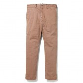 BEDWIN-10:L TAPERED FIT STRETCH PANTS 「CHARLS」 - Camel