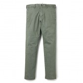 BEDWIN-10:L TAPERED FIT STRETCH PANTS 「CHARLS」 - Olive