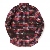 HABANOS-CAMO PRINT FRANNEL SHIRTS - Red