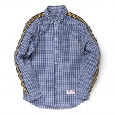 HABANOS-LINE GINGHAM SHIRTS - Navy